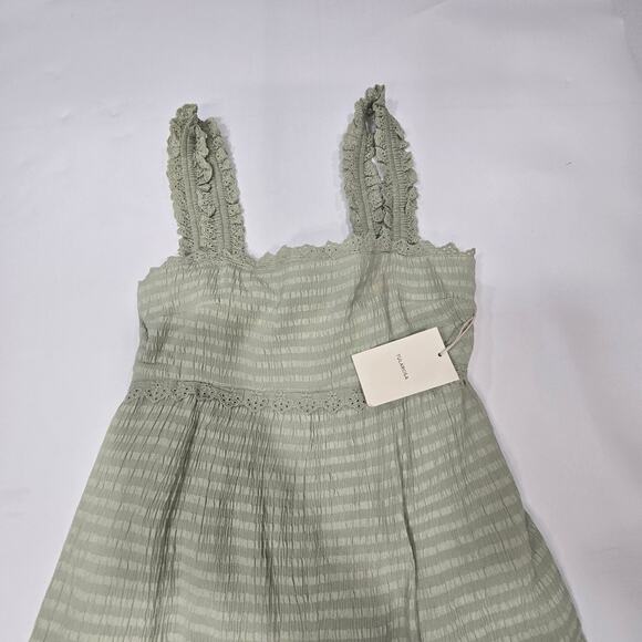 Tularosa Frankie Romper in Sage Green Small - Picture 3 of 13